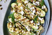 Aegean Zucchini Grills with Herbed Feta Yogurt