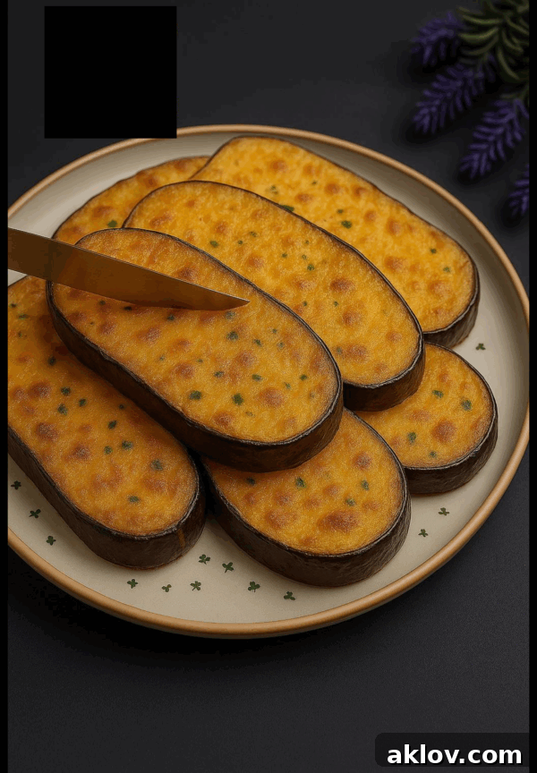 AI-generated photo of an oval-shaped eggplant, an unnatural form.