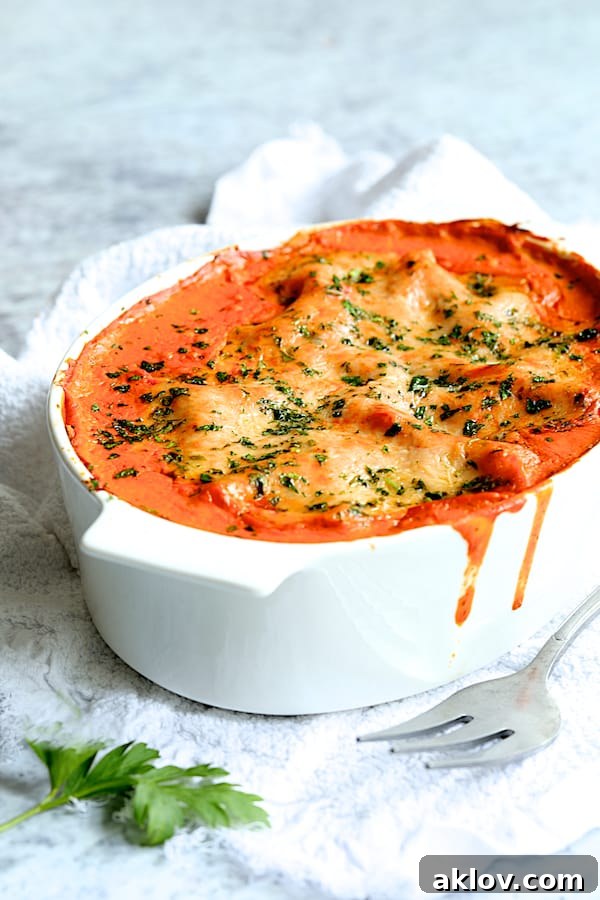 Photo of Shrimp Scallop and Artichoke Lasagna after being baked.