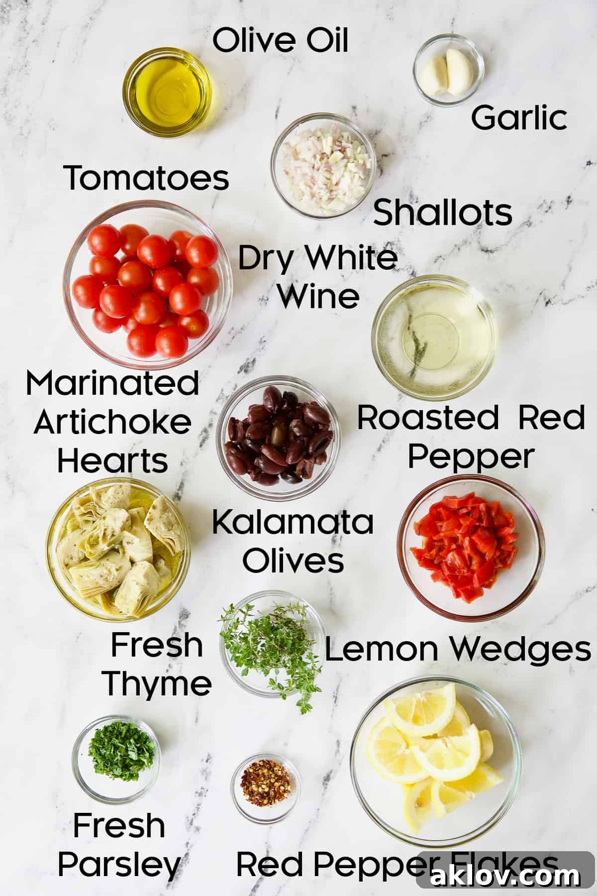 Photo of ingredients for Easy Skillet Mediterranean Chicken