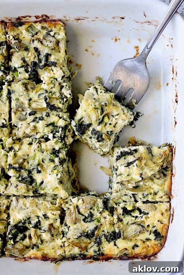Spinach Artichoke Squares