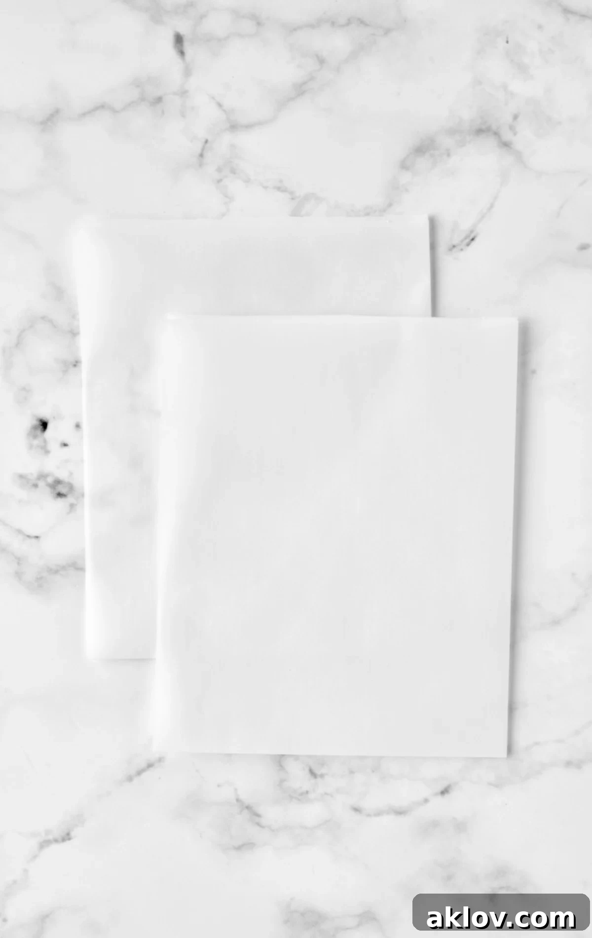 Flavorful Mediterranean Fish Parcels 5 Two pieces of parchment paper.