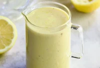 Zesty Creamy Lemon Dressing Recipe for Salads & Marinades