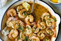 Spicy Cajun Butter Shrimp Recipe with Garlic and Lemon
