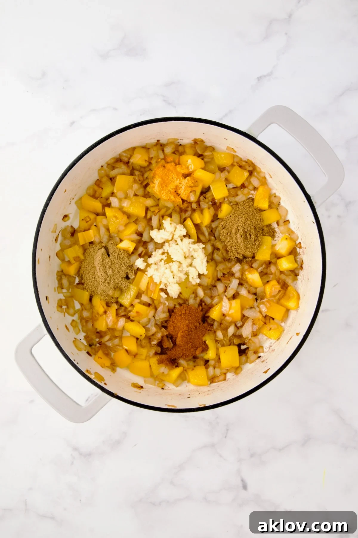 Spices added