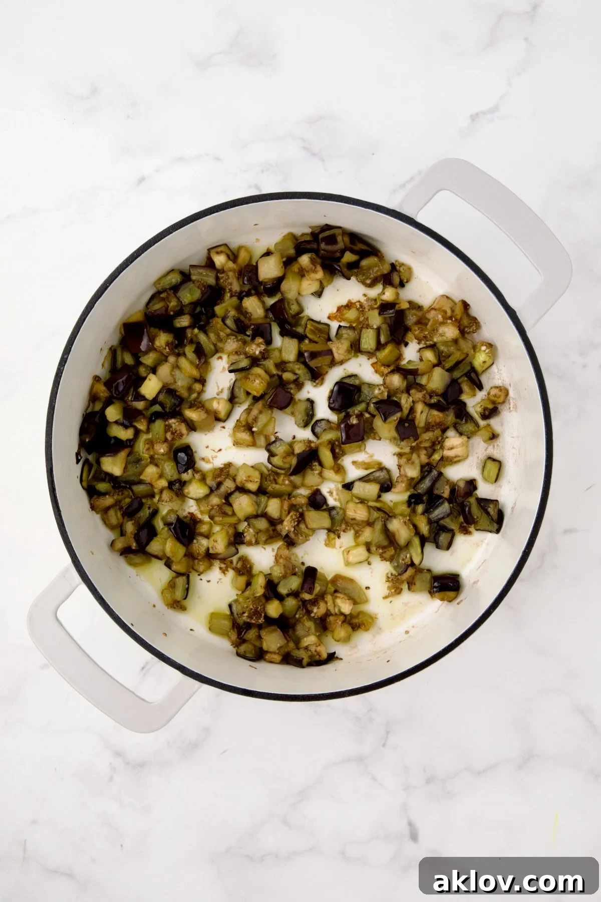 Sauteed eggplant