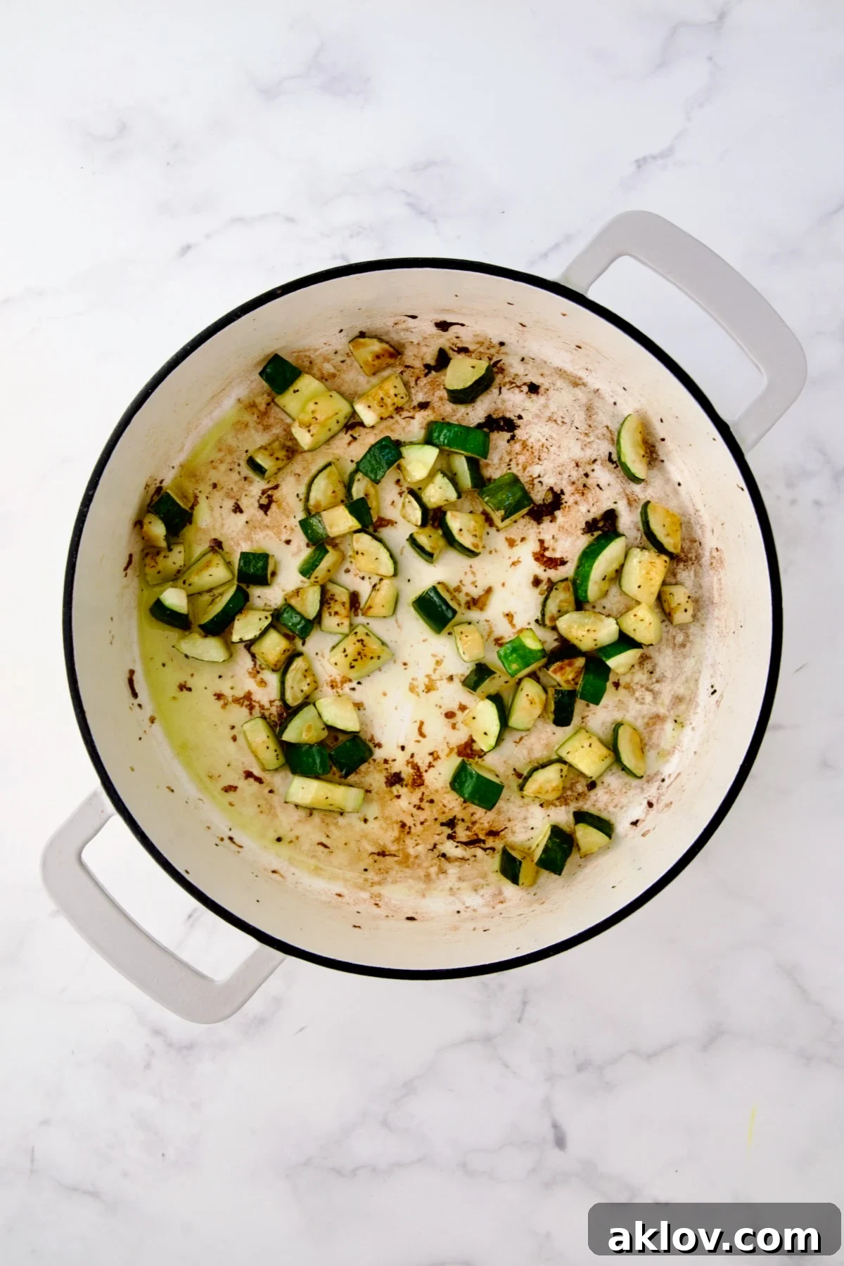 Sauteed zucchini